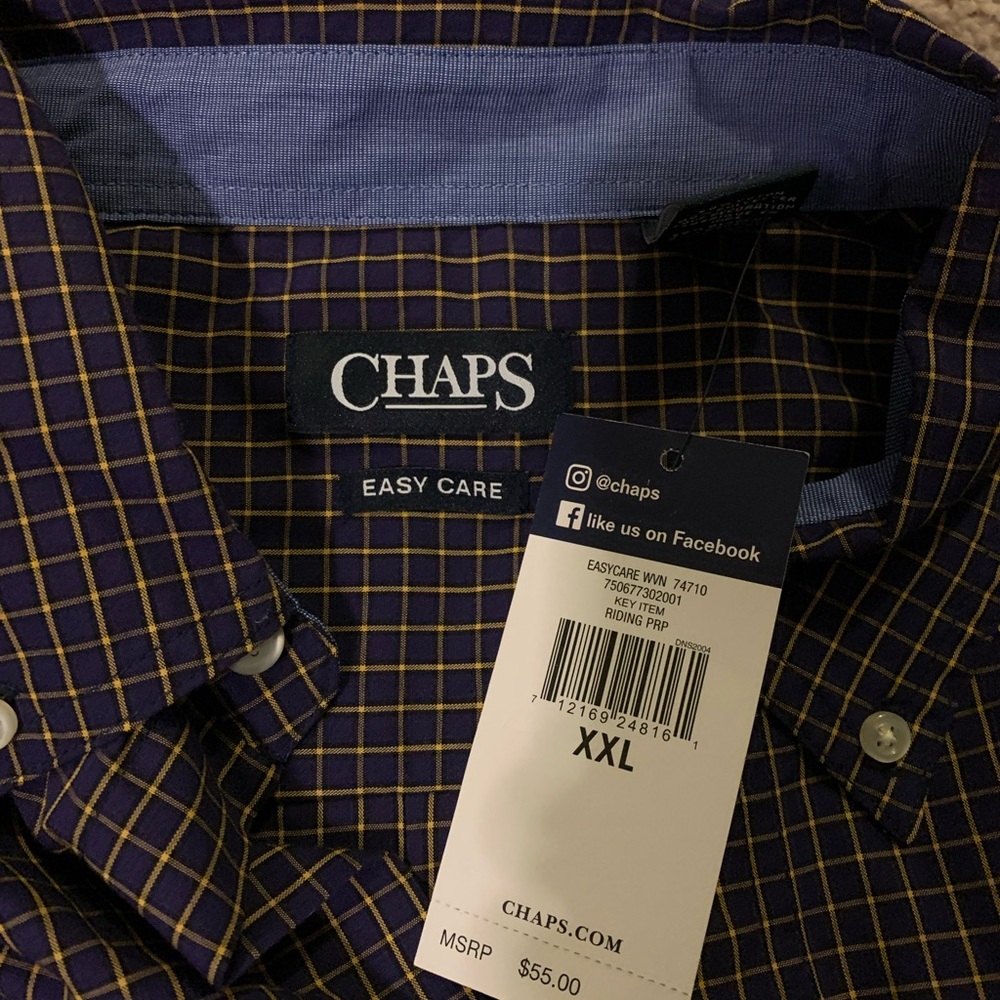 Brand New Chaps Button Down - XXL